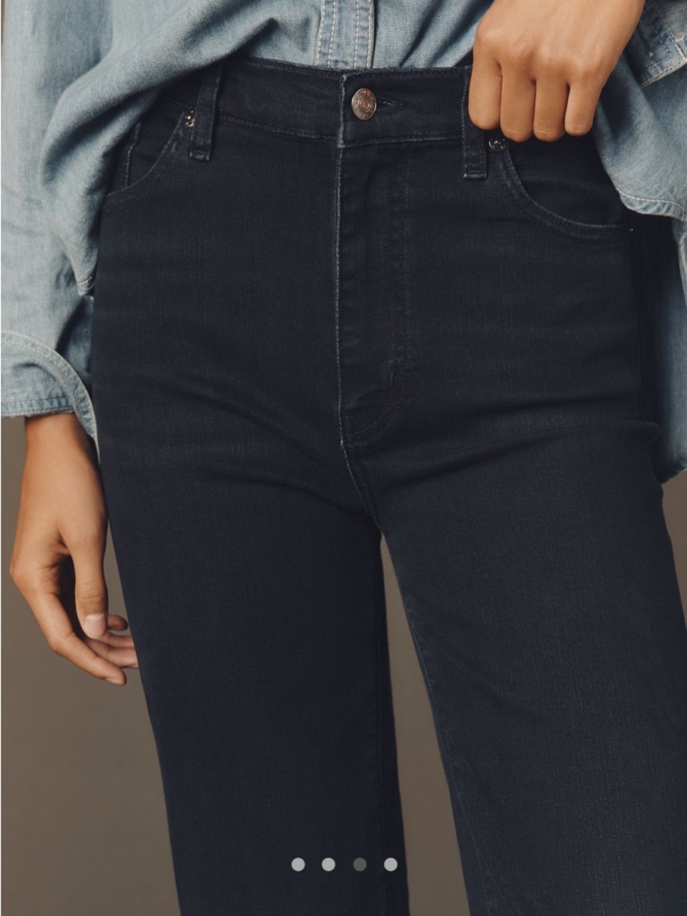 Frame Le Sleek Straight High Rise Straight Leg Jeans $278 - Picture 3 of 10